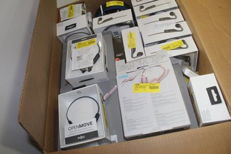 1 Parcel Box – 37 Pcs – Over Ear Headphones – OPEN BOX UNTESTED RETURNS – Walmart