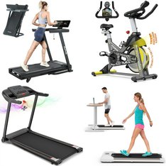 Pallet – 8 Pcs – Exercise & Fitness, Unsorted – Customer Returns – POOBOO, Costway, MaxKare, Oma