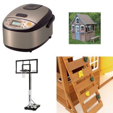 Friday Deals! 3 Pallets - 19 Pcs - Outdoor Play, Slow Cookers, Roasters, Rice Cookers & Steamers, Outdoor Sports, Exercise & Fitness - Customer Returns - Zojirushi, KidKraft, Spalding