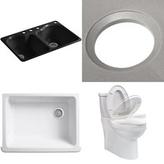 Pallet - 10 Pcs - Hardware, Kitchen & Bath Fixtures - Customer Returns - ELKAY, Kohler, Miseno, Saniflo