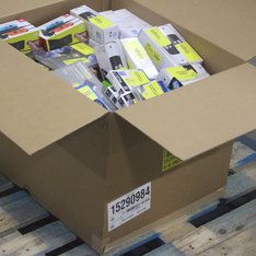 1 Parcel Box - 155 Pcs - DVD Discs, Ink, Toner, Accessories & Supplies, Batteries & Chargers - NEW/SEALED Products - Walmart
