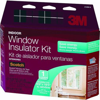27 Pcs – 3M Indoor Window Insulator Kit, 1-Window – Like New, New – Retail Ready