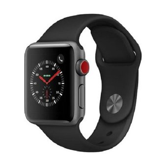 10 Pcs – Apple Watch Gen 3 Series 3 38mm Space Gray Aluminum – Black Sport Band MTGH2LL/A – Refurbished (GRADE B)