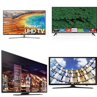 10 Pcs – LED/LCD TVs (46″ – 55″) – Refurbished (GRADE A, GRADE B, No Stand) – Samsung, HISENSE, VIZIO, LG