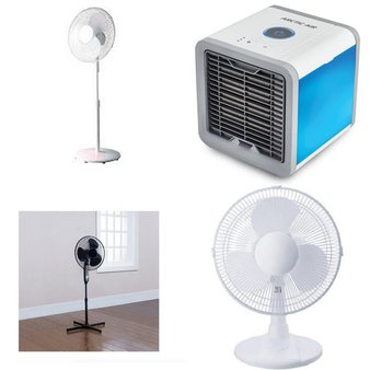 Pallet – 49 Pcs – Fans, Air Conditioners – Customer Returns – Mainstays, Honeywell, Emson, HomeTrends