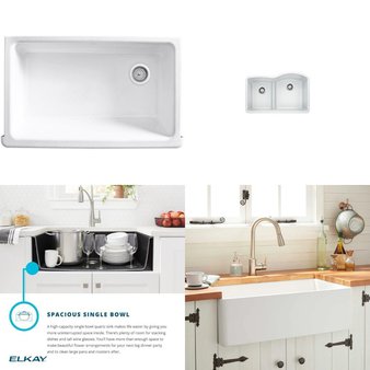 Pallet – 10 Pcs – Kitchen & Bath Fixtures, Hardware – Customer Returns – ELKAY, Kohler, Toto, TOTO USA
