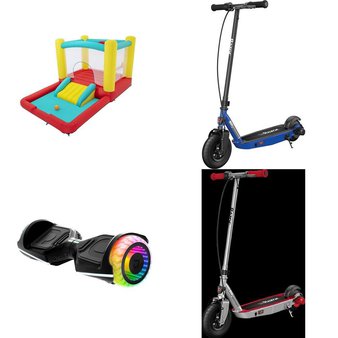 Pallet – 16 Pcs – Powered, Outdoor Play, Baby Toys – Customer Returns – Razor, Jetson, Play Day, Little Tikes