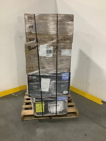 3 Pallets – 27 Pcs – Air Conditioners – Untested Customer Returns – Major Retailer