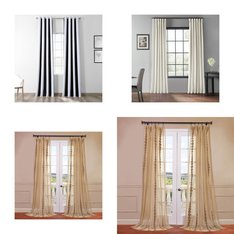 CLEARANCE! Pallet - 302 Pcs - Curtains & Window Coverings, Decor, Bath, Earrings - Mixed Conditions - Eclipse, Fieldcrest, Sun Zero, No. 918