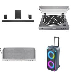 Pallet - 21 Pcs - Speakers, Portable Speakers, CD Players, Turntables - Customer Returns - onn., VIZIO, Audio-Technica, HISENSE