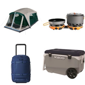 Pallet – 54 Pcs – Camping & Hiking, Kitchen & Dining, Grills & Outdoor Cooking, Mattresses – Customer Returns – Major Retailer Camping, Fishing, Hunting
