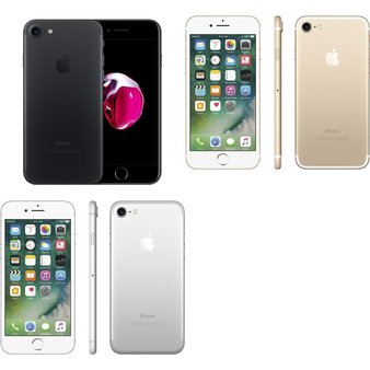 5 Pcs – Apple iPhone 7 – Refurbished (GRADE A – Unlocked) – Models: 3C207LL/A, MN8G2LL/A, MN8J2LL/A