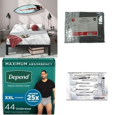 6 Pallets - 331 Pcs - New Kitchen & Dining, Blankets, Throws & Quilts, Decor, Game Room - New and New Damaged Box - Walmart
