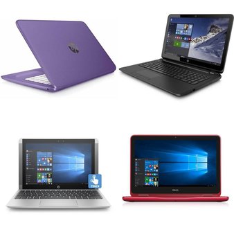 78 Pcs – Laptop Computers – Salvage – HP, DELL, IVIEW, EPIK