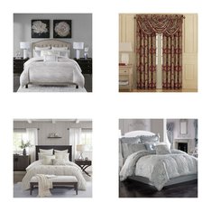 6 Pallets - 819 Pcs - Curtains & Window Coverings, Comforters & Duvets, Sheets, Pillowcases & Bed Skirts, Bedding Sets - Mixed Conditions - Unmanifested Home, Window, and Rugs, Private Label Home Goods, Eclipse, Madison Park