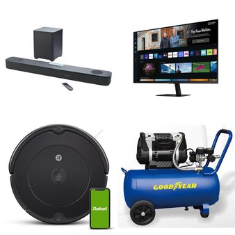 CLEARANCE! Pallet – 23 Pcs – Power Tools, Speakers, Monitors, Home Security & Safety – Customer Returns – onn., Goodyear, Samsung, Filtrete by 3M