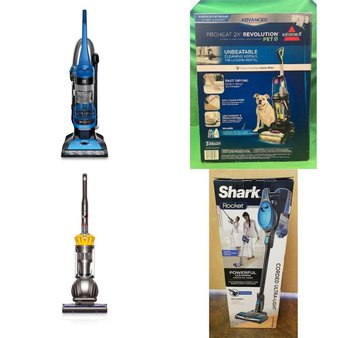 Pallet – 7 Pcs – Vacuums – Customer Returns – Hoover, Bissell