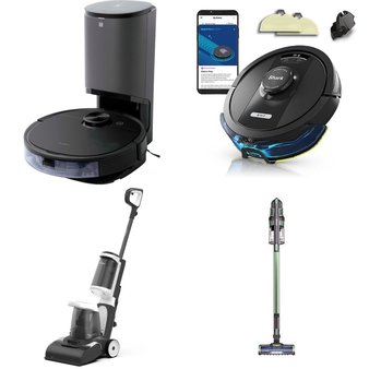 Pallet – 20 Pcs – Vacuums, Accessories – Customer Returns – Hart, Ecovacs Robotics, Shark, Tzumi