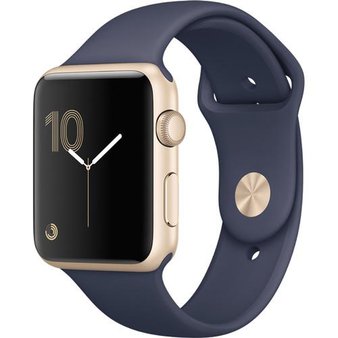 5 Pcs – Apple Watch Gen 2 Ser. 1 42mm Gold Aluminum – Midnight Blue Sport Band MQ122LL/A – Refurbished (GRADE A – White Box)
