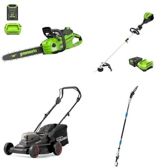 Pallet – 14 Pcs – Trimmers & Edgers, Hedge Clippers & Chainsaws, Mowers, Other – Customer Returns – Hyper Tough, GreenWorks Tools, Hart, Ozark Trail