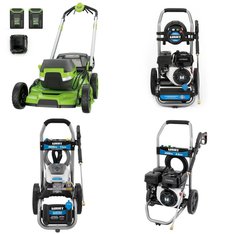 Pallet - 10 Pcs - Pressure Washers, Power Tools, Leaf Blowers & Vaccums, Mowers - Customer Returns - Hart, Hyper Tough, GreenWorks