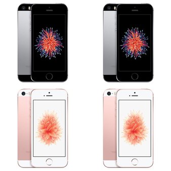 50 Pcs – Apple iPhone SE – Refurbished (GRADE A – Unlocked) – Models: MLLW2LL/A, MLY22LL/A, MLLL2LL/A, MLXJ2LL/A