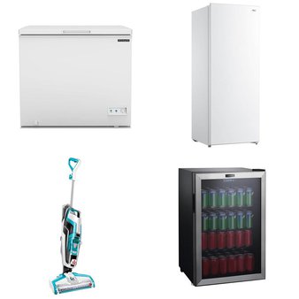 Pallet – 7 Pcs – Refrigerators, Freezers, Luggage, Vacuums – Overstock – Galanz, Arctic King