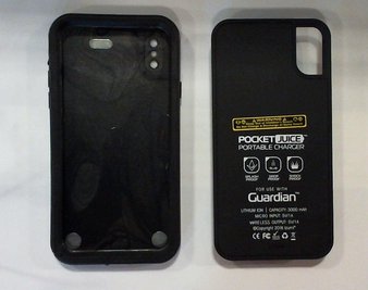 69 Pcs – Tzumi 5193B Wireless 3000 Case for iPhone X – Used, Like New, Open Box Like New – Retail Ready