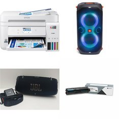 Pallet - 20 Pcs - Portable Speakers, Inkjet, All-In-One, Ink, Toner, Accessories & Supplies - Customer Returns - HP, JBL, Lexmark, EPSON