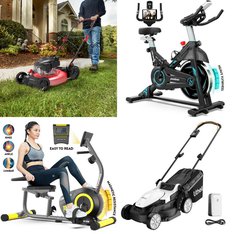 Pallet – 5 Pcs – Mowers, Exercise & Fitness, Unsorted – Customer Returns – POOBOO, LiTHELi, PowerSmart