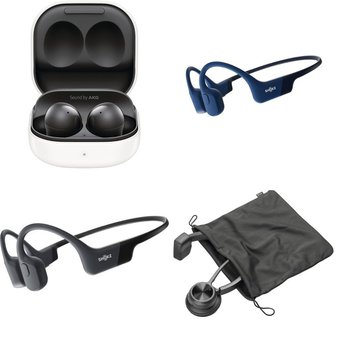 Case Pack – 11 Pcs – In Ear Headphones – Customer Returns – Samsung, Shokz, HP, onn.