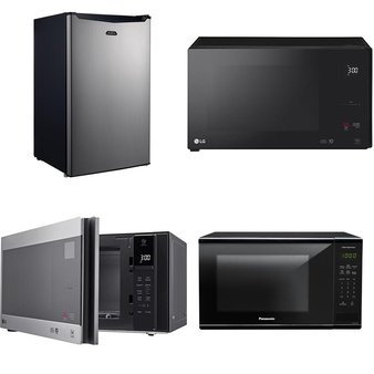 Pallet – 9 Pcs – Microwaves – Customer Returns – Hamilton Beach, LG, Sunbeam, WESTINGHOUSE
