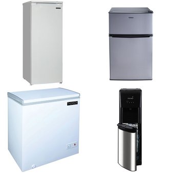 Pallet – 6 Pcs – Freezers, Bar Refrigerators & Water Coolers, Refrigerators – Customer Returns – Thomson, Arctic King, Galanz, Primo