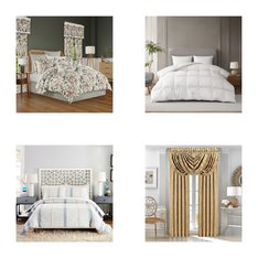 6 Pallets - 904 Pcs - Curtains & Window Coverings, Sheets, Pillowcases & Bed Skirts, Rugs & Mats, Bedding Sets - Like New or New Customer Returns - JC Penney