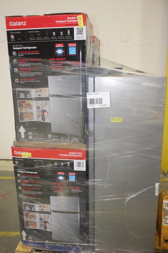3 Pallets – 12 Pcs – Refrigerators, Bar Refrigerators & Water Coolers – Untested Customer Returns – Walmart