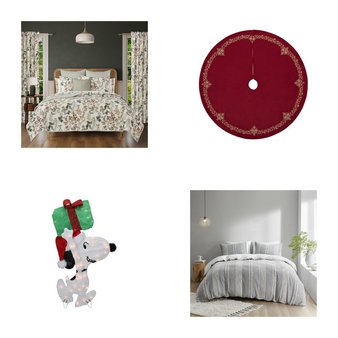 6 Pallets – 1115 Pcs – Rugs & Mats, Decorations & Favors, Curtains & Window Coverings, Sheets, Pillowcases & Bed Skirts – Like New or New Customer Returns – JC Penney