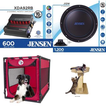 1 Pallets – 288 Pcs – New Pet Toys & Pet Supplies, Decorations & Favors, Amplifiers – New and New Damaged Box – Walmart