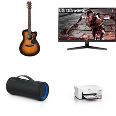 Pallet – 19 Pcs – Portable Speakers, Monitors, Vacuums, Not Powered – Customer Returns – Monster, onn., Bissell, LG