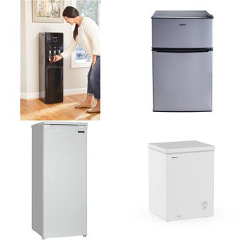 Pallet – 6 Pcs – Bar Refrigerators & Water Coolers, Freezers – Customer Returns – Primo, Thomson, HISENSE, Galanz