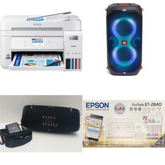 Pallet – 31 Pcs – Inkjet, All-In-One, Networking, Speakers – Customer Returns – EPSON, HP, Netgear, Samsung