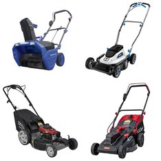 Pallet - 6 Pcs - Mowers, Fireplaces, Snow Removal - Customer Returns - Hart, Mm, Hyper Tough, Snow Joe