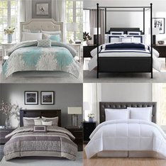 Pallet - 17 Pcs - Comforters and Duvets - Like New - Private Label Home Goods, ienjoy Home, Truly Soft Everyday, Beautyrest