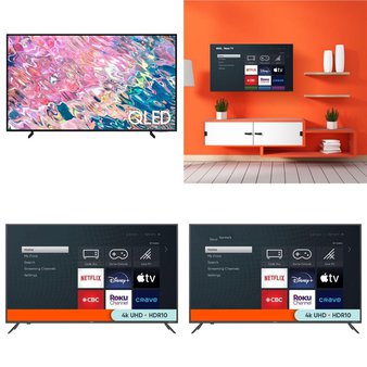 1 Pallet – 7 Pcs – TVs – Tested Not Working (Cracked Display) – onn., LG, Samsung