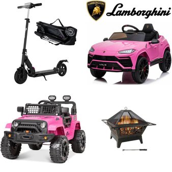 Pallet – 12 Pcs – Vehicles, Grills & Outdoor Cooking, Unsorted, Exercise & Fitness – Customer Returns – UHOMEPRO, UBesGoo, Zimtown, EVERCROSS