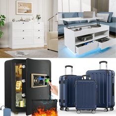 Pallet – 14 Pcs – Luggage, Bedroom, Unsorted, Dining Room & Kitchen – Customer Returns – Hommpa, Tripcomp, Bigfeliz, UBesGoo