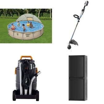 Pallet – 10 Pcs – Pools & Water Fun, Hedge Clippers & Chainsaws, Power Tools, Storage & Organization – Customer Returns – Hyper Tough, Coleman, Vacmaster, Hart