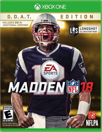 26 Pcs – Electronic Arts Madden NFL 18: G.O.A.T. Edition (Xbox One) – Like New, Open Box Like New – Retail Ready