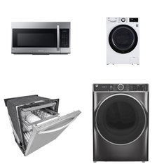 4 Pcs - Laundry - New - LG, Samsung, GE