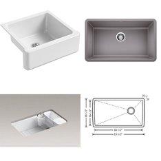 Pallet - 12 Pcs - Kitchen & Bath Fixtures, Hardware - Customer Returns - Kohler, Blanco