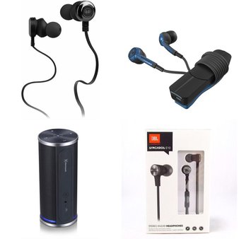Pallet – 529 Pcs – Headphones & Portable Speakers – Customer Returns – iFrogz, Blackweb, Onn, Monster